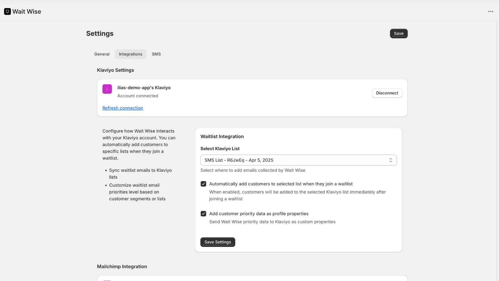 Wait Wise Waitlists Management